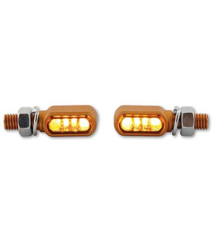 Highsider Little Bronx blinker led gold