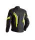 Veste en cuir RST Axis CE noir jaune