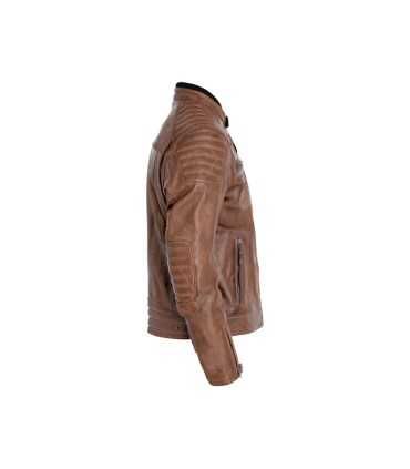 Giacca in pelle moto John Doe Dexter marrone