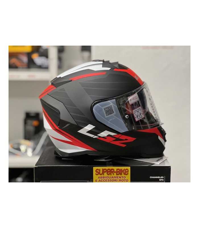 LS2 FF800 STORM NERVE BLACK RED MATT