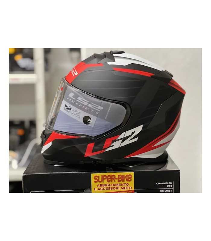 HELM LS2 FF800 STORM NERVE SCHWARZ MATT ROT