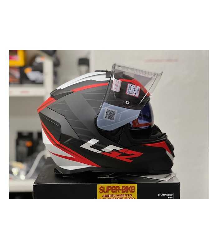 HELM LS2 FF800 STORM NERVE SCHWARZ MATT ROT