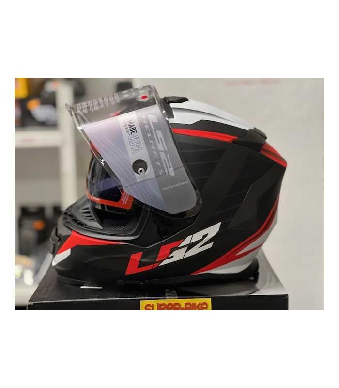HELM LS2 FF800 STORM NERVE SCHWARZ MATT ROT