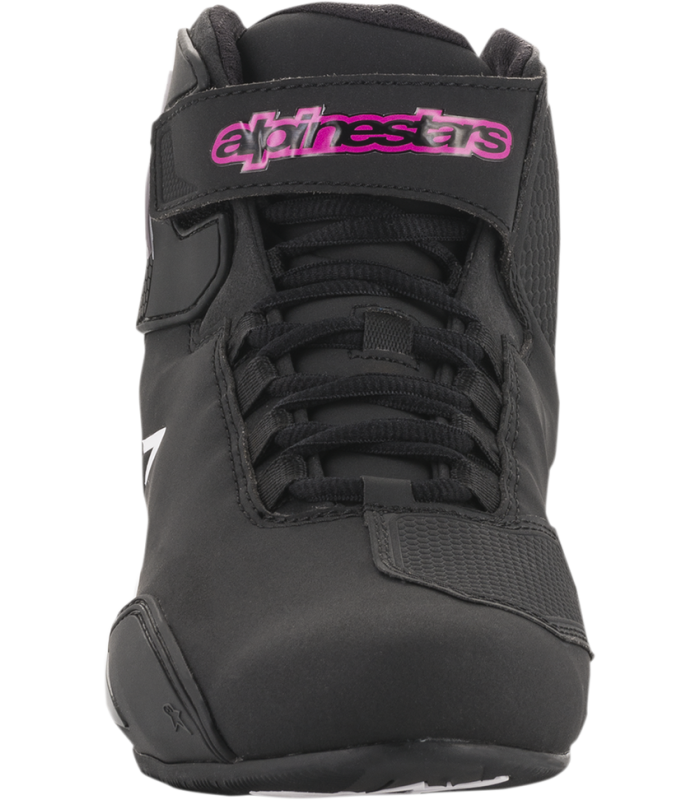 Scarpe moto donna Alpinestars Sektor nero rosa