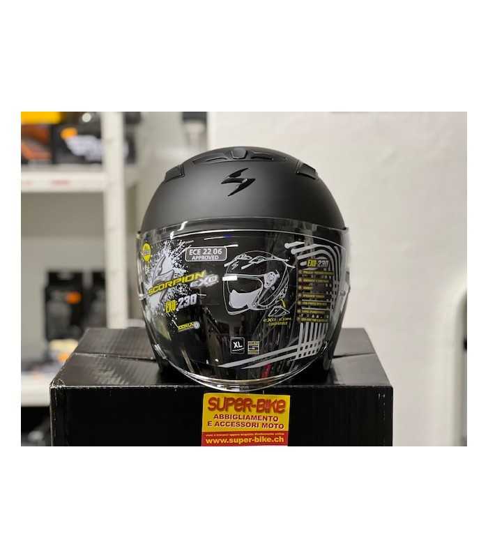 Casco jet Scorpion  Exo-230 nero opaco