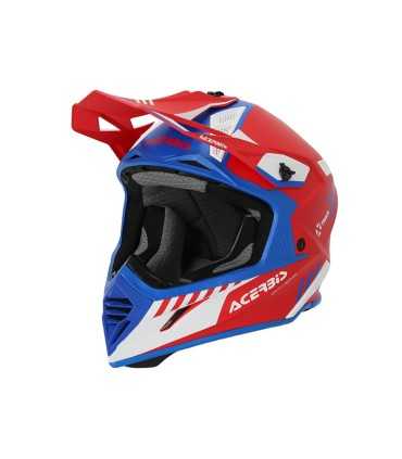 Cross helmet Acerbis X-track MIos red blue