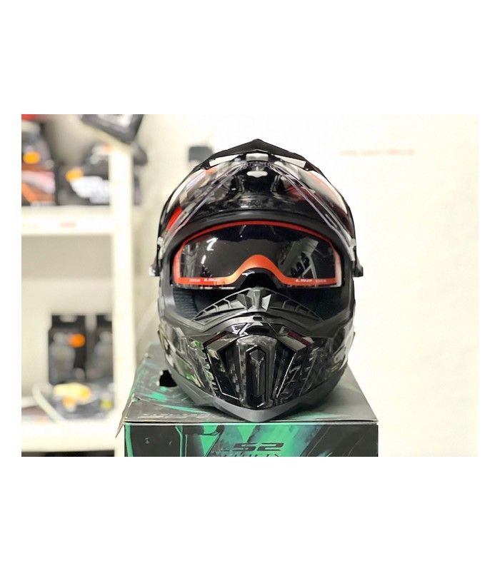 LS2 MX701 Explorer C carbon helmet