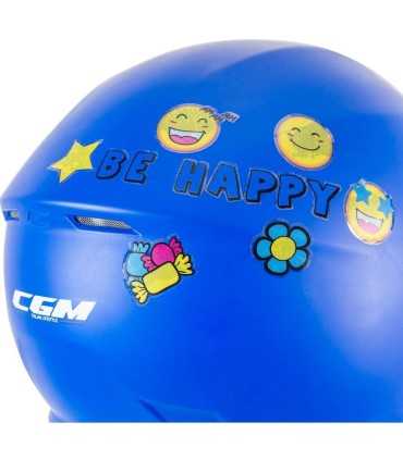 Casco bambino CGM 261a Mini blue matt kinder helmet