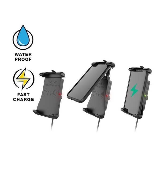 RAM MOUNTS, QUICK-GRIP WIRELESS CHARGING HOLDER