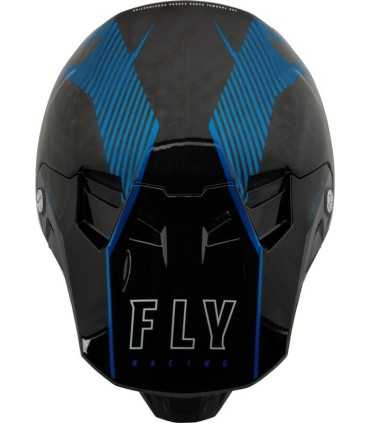 Motocross Fly Racing Formula carbon blue matt helmet