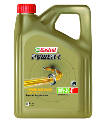 CASTROL POWER 1 4 STROKE SAE 10W-40 PARTLY SYNTHETIC 4 LITER