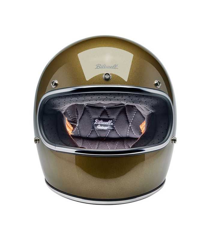 Casque Biltwell Gringo Ugly gold metallic