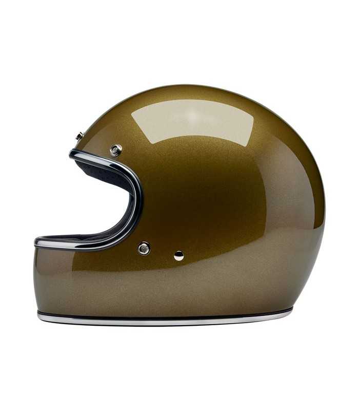 Casque Biltwell Gringo Ugly gold metallic