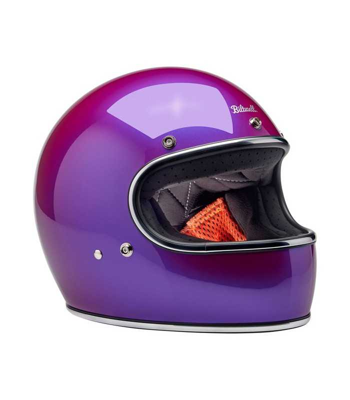 Biltwell Gringo metallic grape helmet