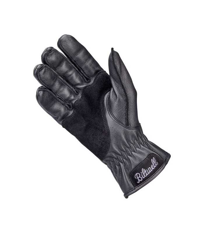 Biltwell Work 2.0 leder handschuhe schwarz