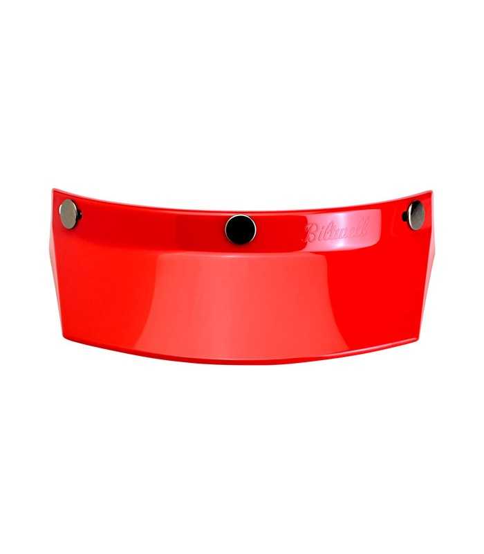 BILTWELL VISOR MOTO 3 SNAP red