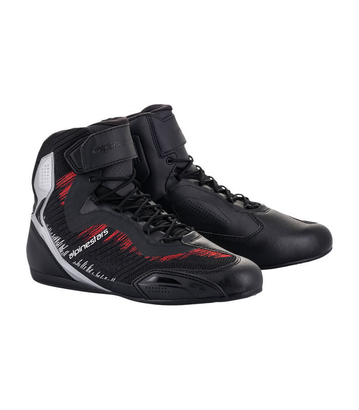 Chaussures Alpinestars Faster 3 Rideknit® gris rouge