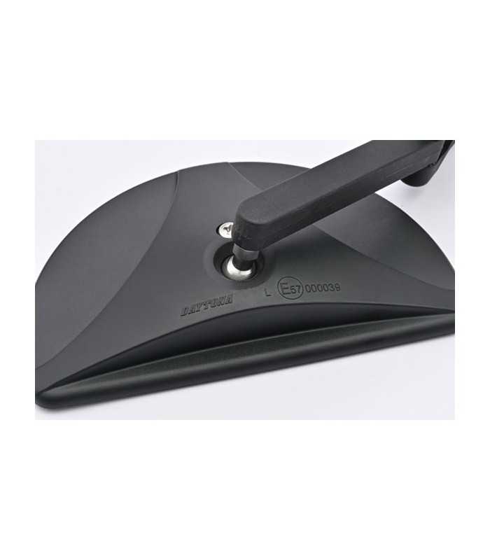 Daytona Japan D-Mirror 19 Half moon motorcycle mirror