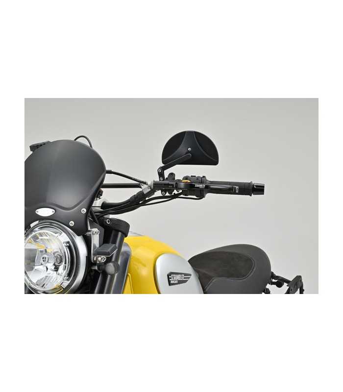 Daytona Japan D-Mirror 19 Half moon specchietto moto