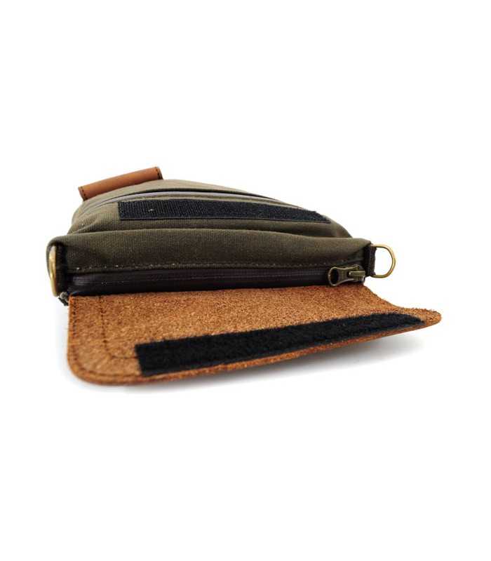 LONGRIDE SMALL HERITAGE WAXED DUFFLE/TANK BAG KHAKI/RANGER