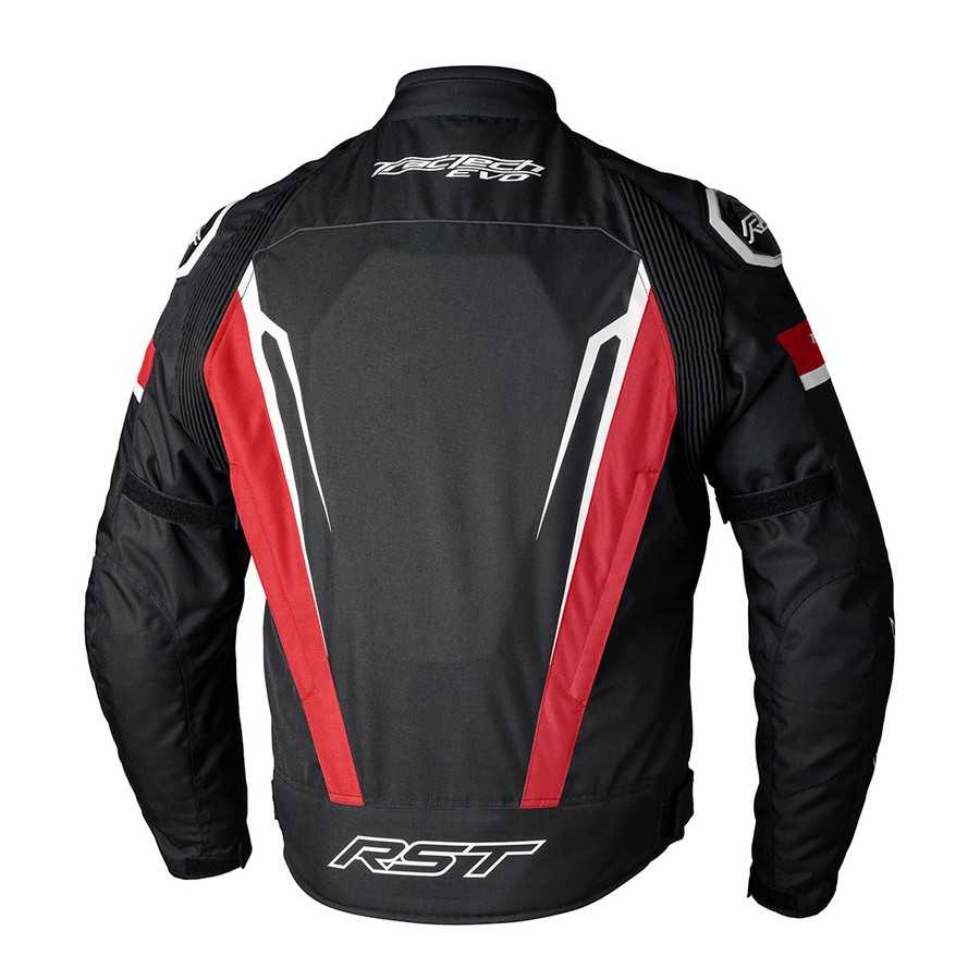 RST TracTech Evo 5 CE black red motorcycle jacket