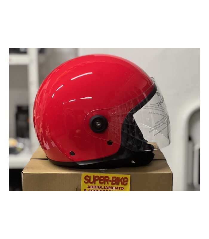 Casque Jet Tucano Urbano EL Jettin rouge