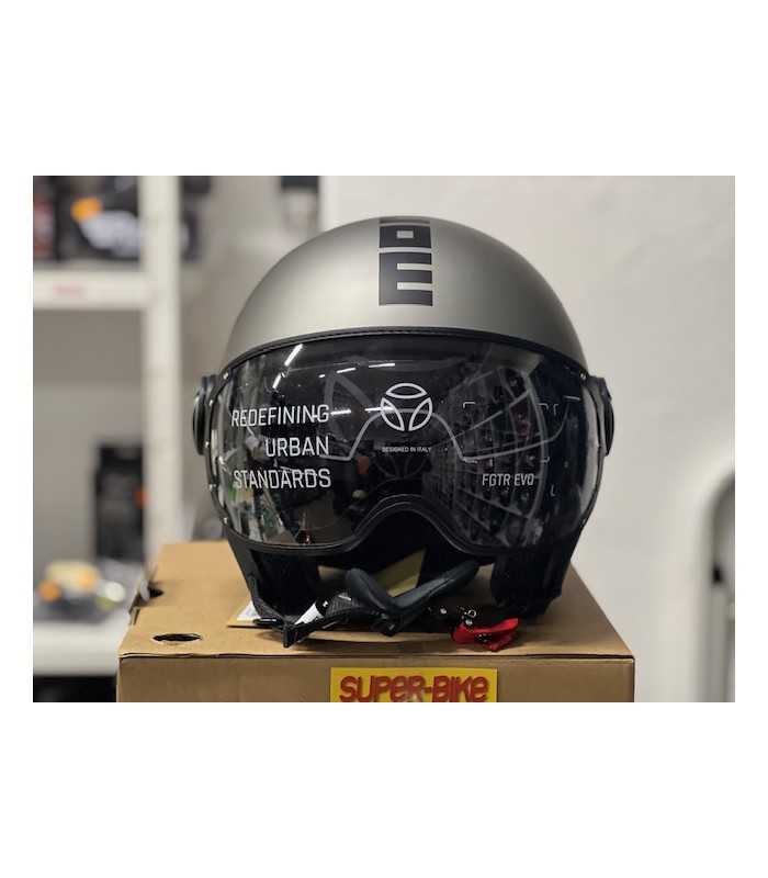 MOMO FGTR EVO titanio opaco nero