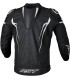RST TracTech Evo 5 motorrad ledrjacke schwarz weiss