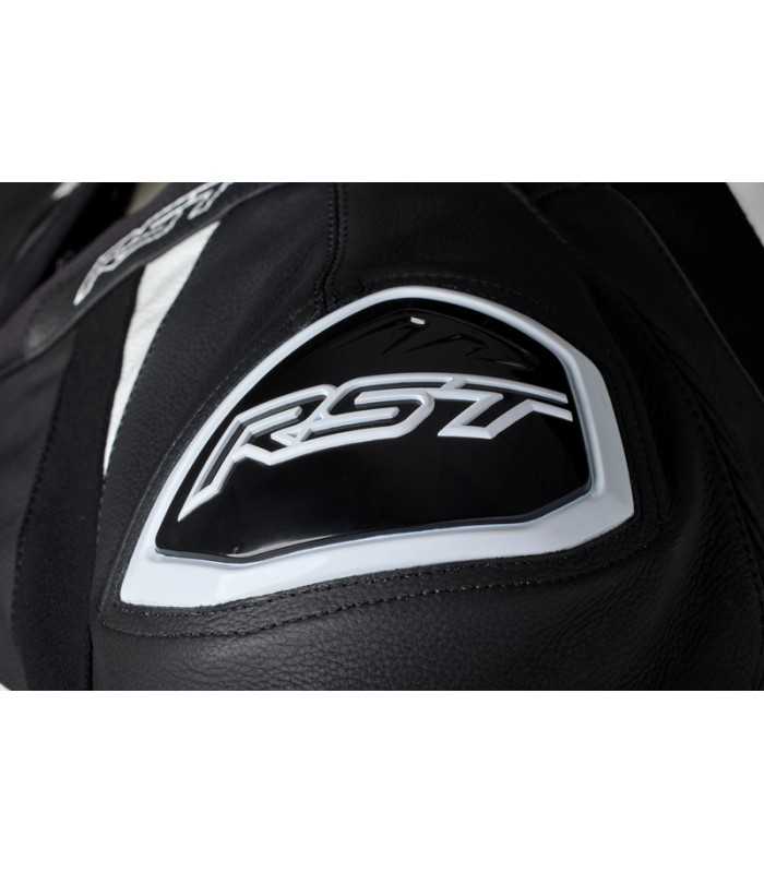 Veste en cuir RST TracTech Evo 5 noir blanc