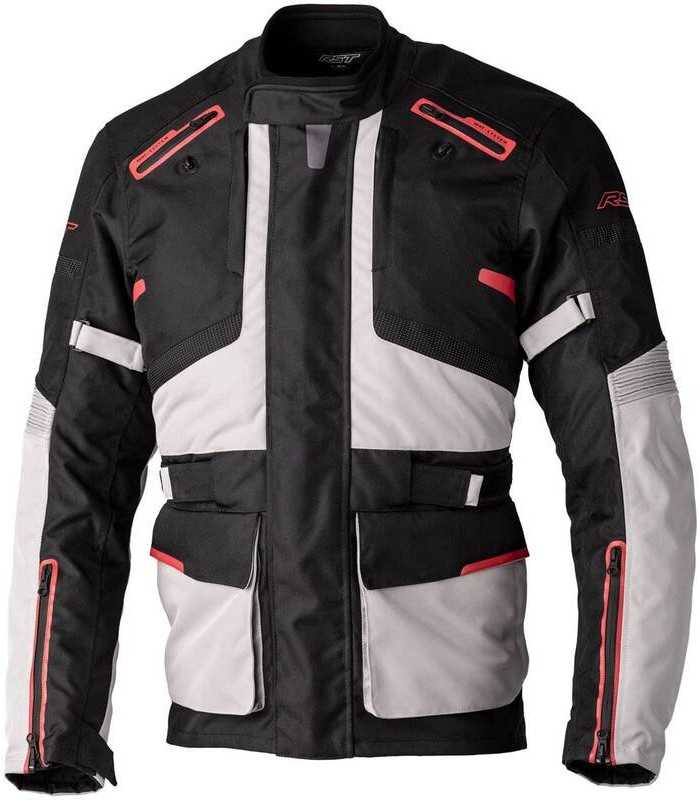 Motorcycle touring jacket RST Endurance black grey