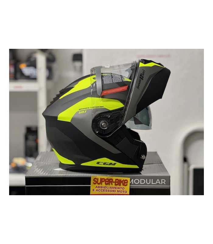 Flip up helmet Cgm 507G Pincers yellow matt