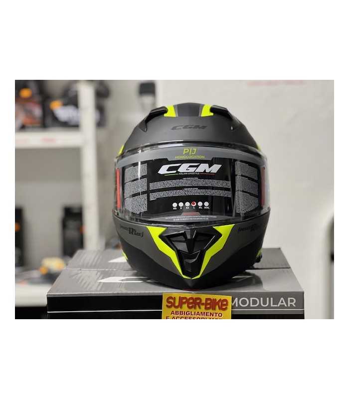 Casco modulare Cgm 507G Pincers giallo opaco