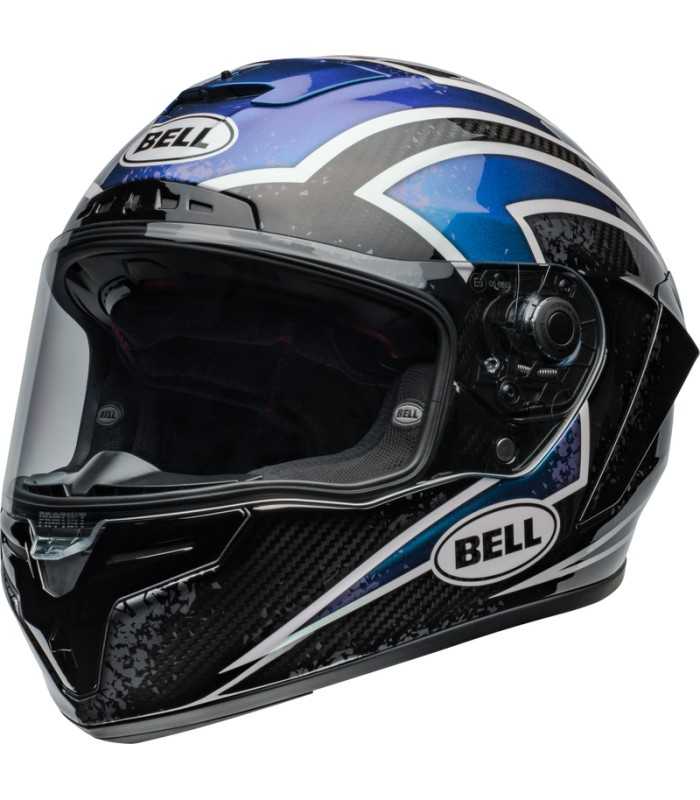 Full face helmet Bell Race Star Flex Dlx Xenon blue