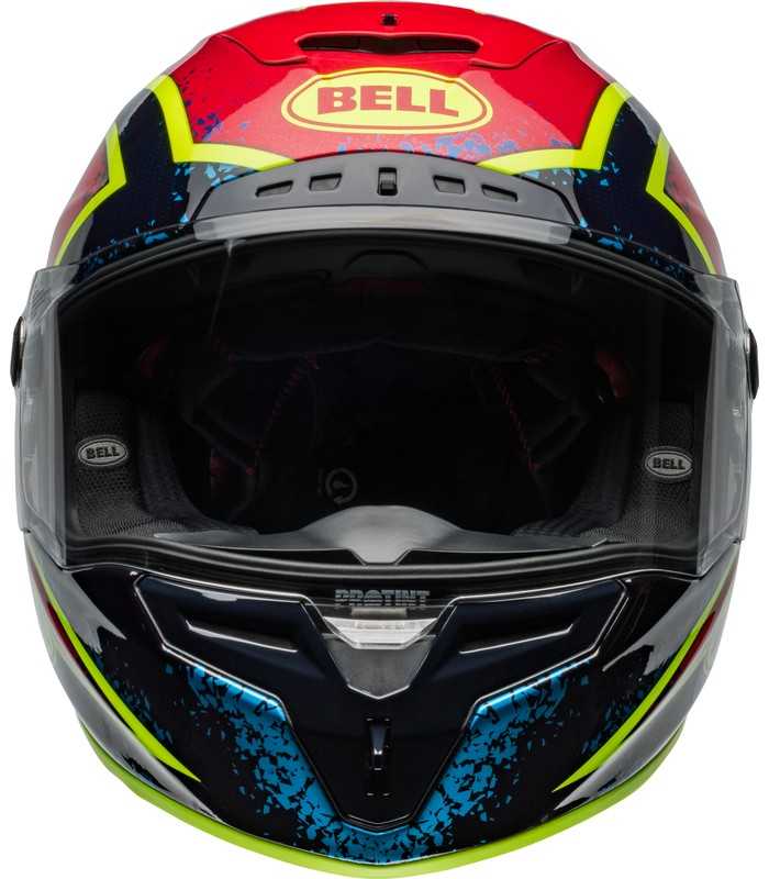 Casque Bell Race Star Flex Dlx Xenon bleu retina