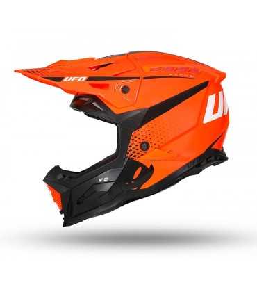 Casco cross UFO Echus arancione