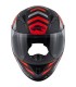 Casque enfant moto Kappa KJ04 EVO PROX noir rouge matt