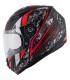 Casque enfant moto Kappa KJ04 EVO PROX noir rouge matt