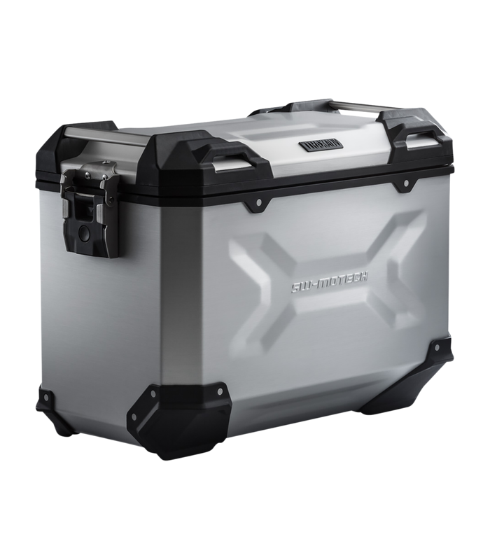 SW-Motech TRAX ADV L. Side case. Aluminum 45 l Left silver