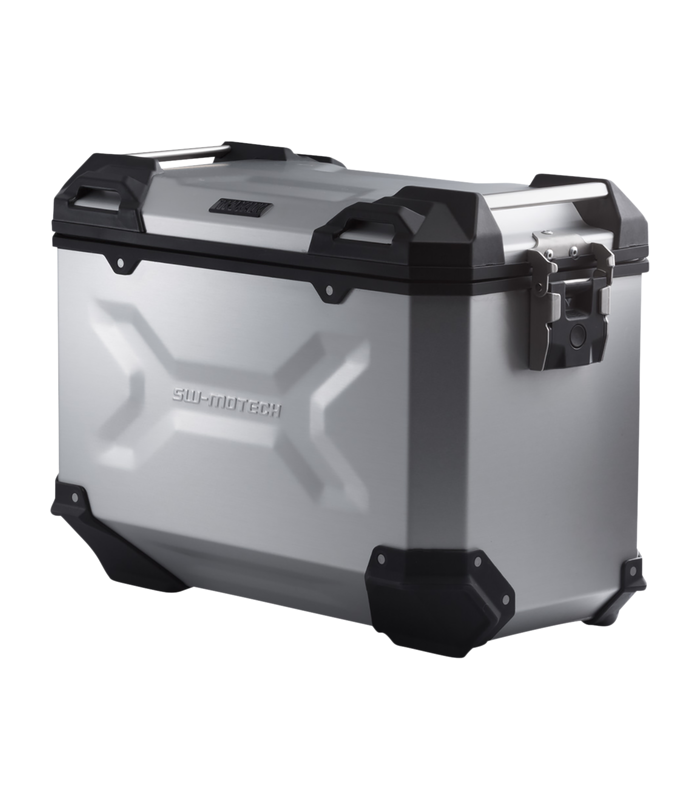SW-Motech TRAX ADV L. Seitenkoffer Aluminium 45 l. rechts silber