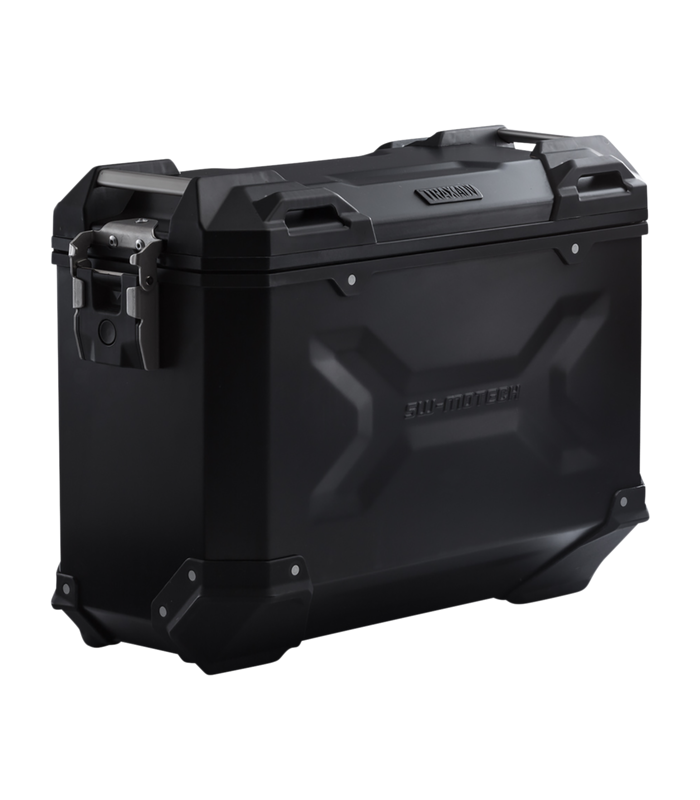SW-Motech TRAX ADV M. Seitenkoffer Aluminium 37 l. Links schwarz