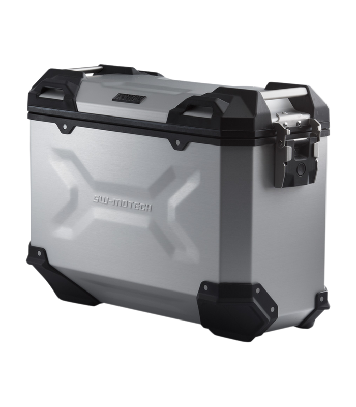 SW-Motech TRAX ADV M. Seitenkoffer Aluminium 37 l. rechts silber