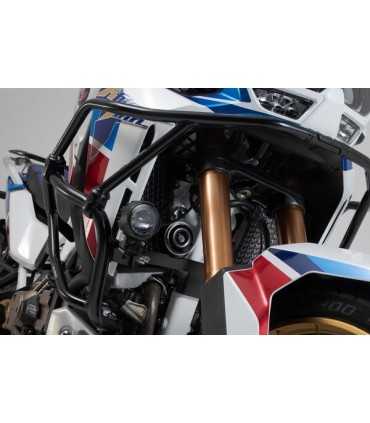 SW-Motech EVO Nebelscheinwerfer-Kit. Schwarz Honda CRF1100L/Adv. Sp. (19-). Ohne SBL