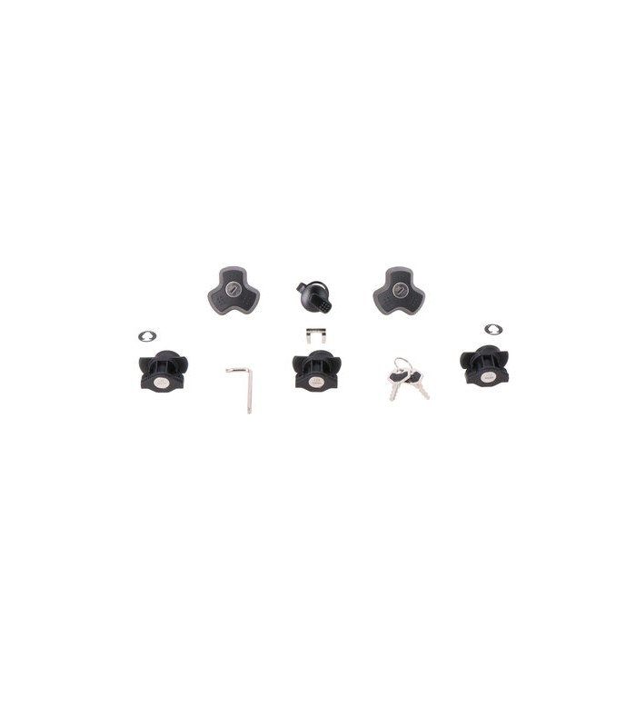 SW-Motech DUSC lock set. 3 locks + 1 TRAX lock set + 2 anti-theft devices