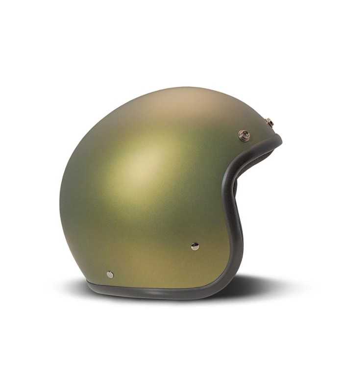 Casco DMD jet Retro Oliva