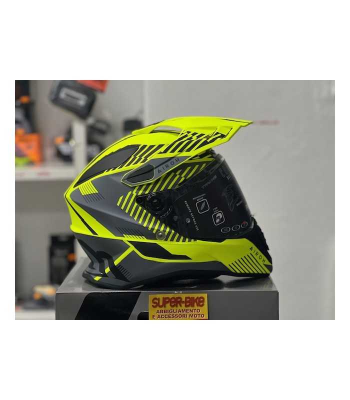 Airoh Commander Boost yellow matt helmet
