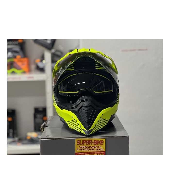 Airoh Commander Boost yellow matt helmet