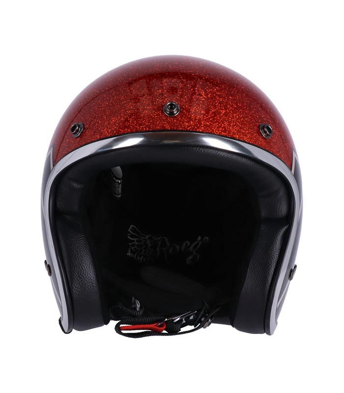 Casque Jet 13 1/2 Skull Bucket FLAKE AMBER