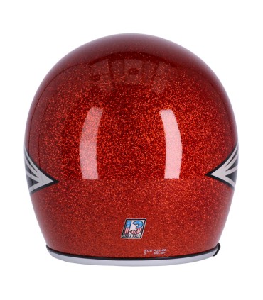 Casque Jet 13 1/2 Skull Bucket FLAKE AMBER