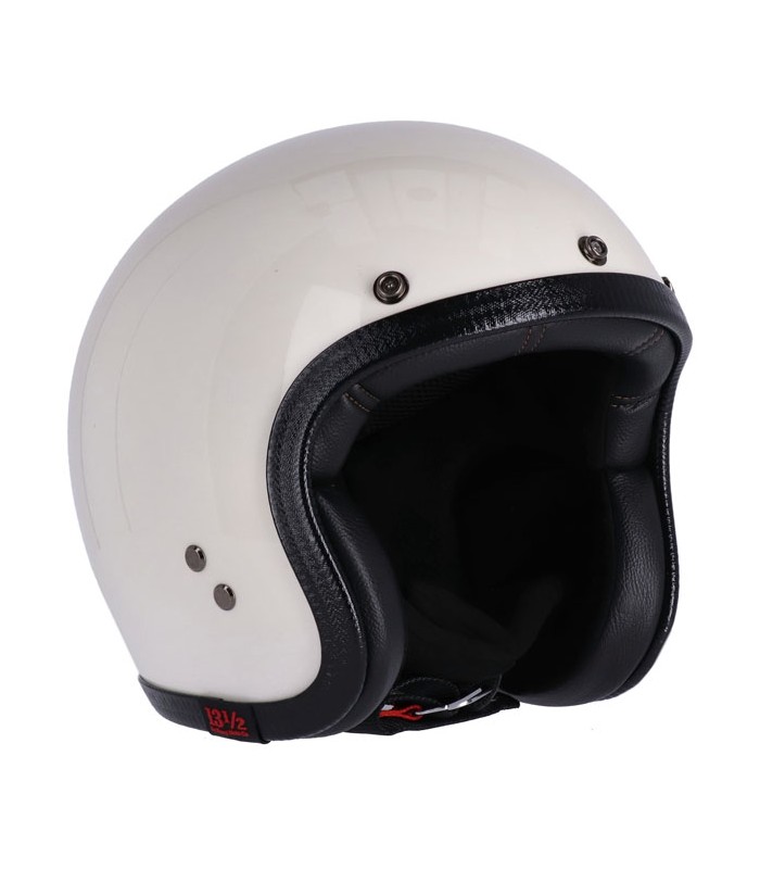 Jet helm 13 1/2 Skull Bucket VINTAGE WHITE