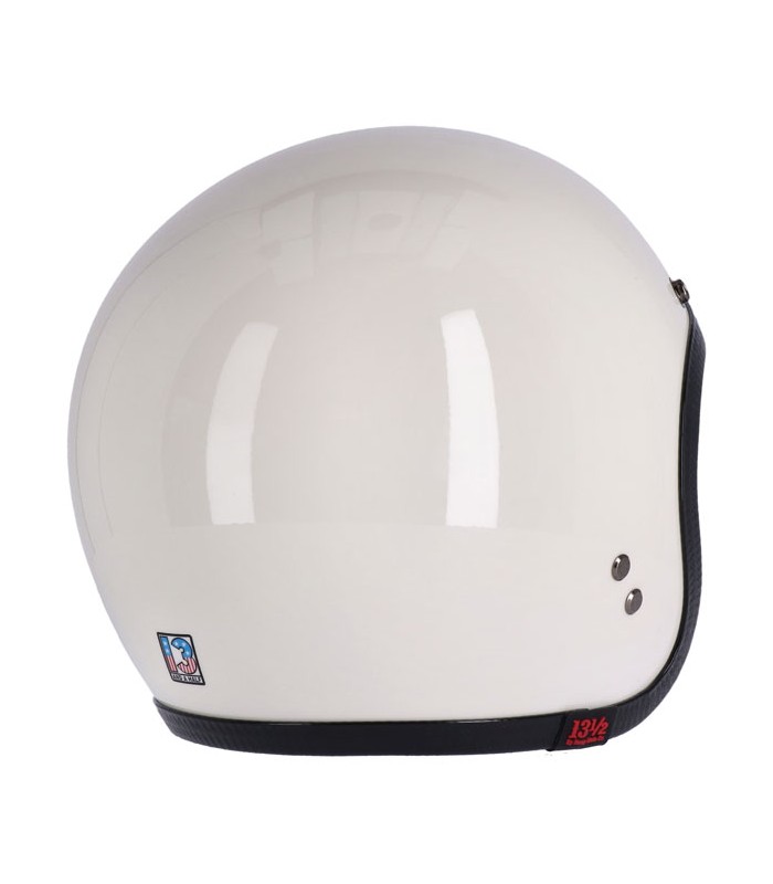 Jet helm 13 1/2 Skull Bucket VINTAGE WHITE